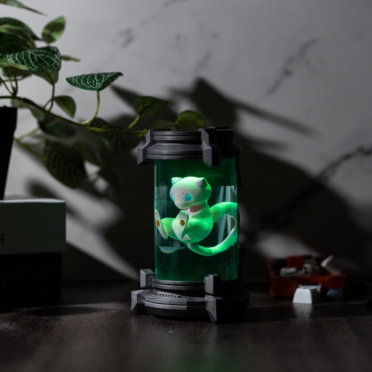 Mew Pokemon Diorama Resin Lamp