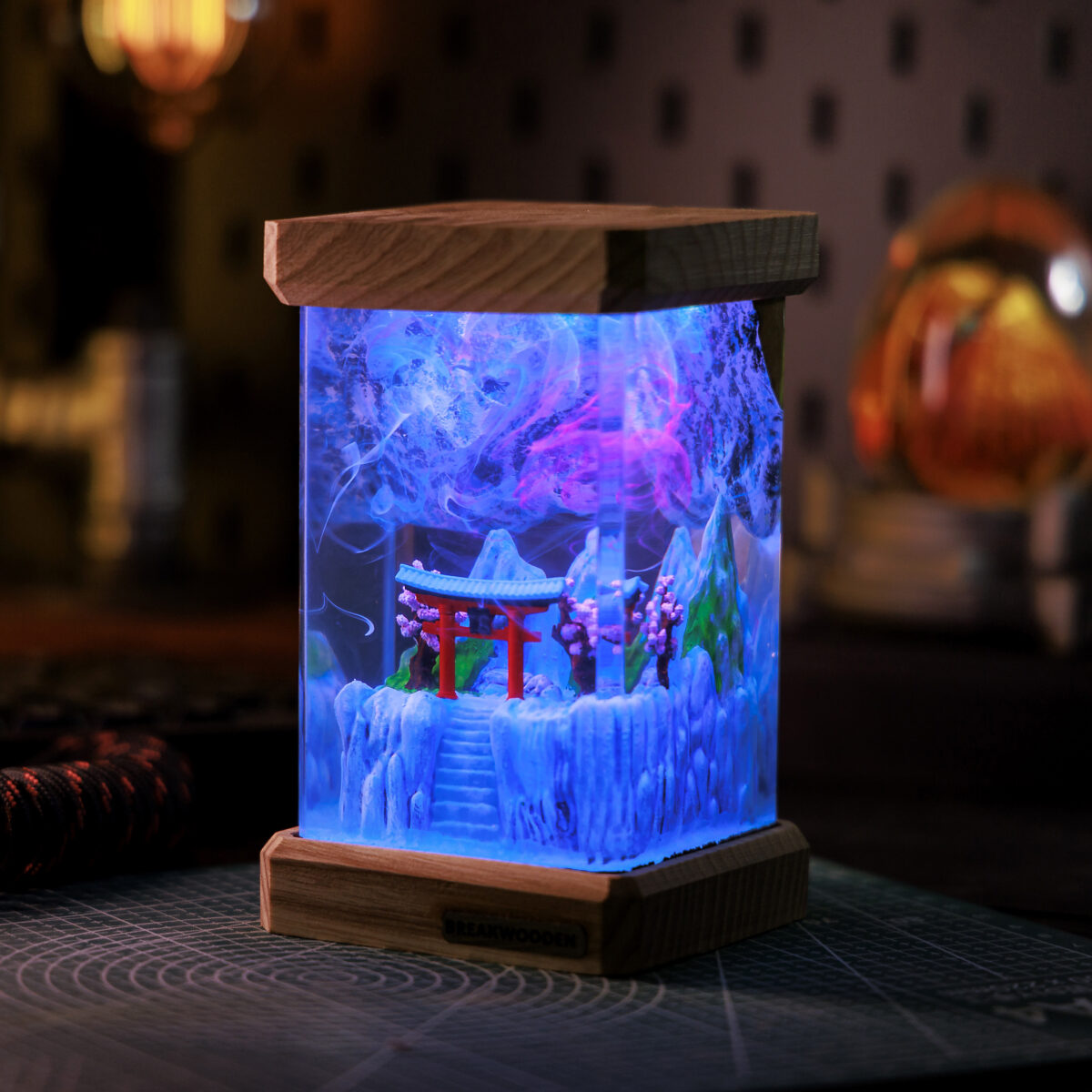 Frozen Torri Gate Resin Lamp